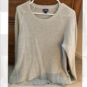 Patagonia Grey Knit Sweater, Size L